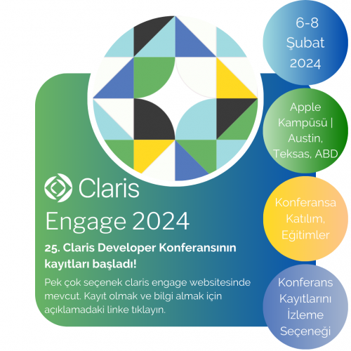  Claris Engage 2024: Konferans kayıtları başladı!